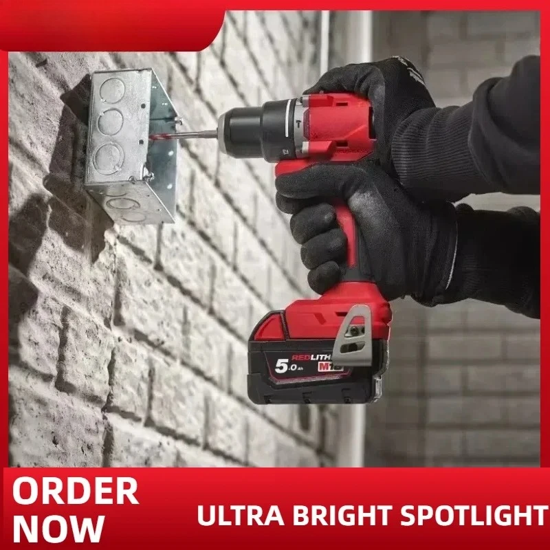 150N.m Pequeno Furadeira Elétrica sem escova Furadeira de Impacto Sem Fio da Equipe de Decoração de Energia utiliza Ferramenta Para Bateria Milwaukee