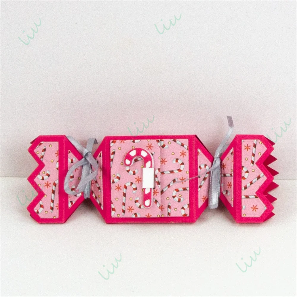

Advent Cracker and Candy Box Die Set Metal Cutting Dies for DIY Crafts Handmade Embossing Template Photo Album 2025 July New