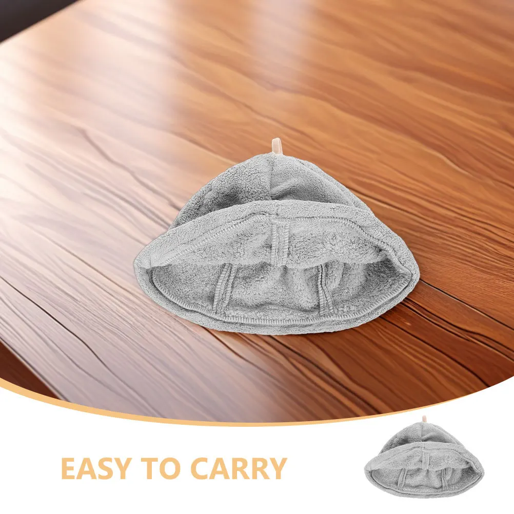 2 قطعة عمامة الشعر ماصة سريعة الجافة حمام قبعة قبعة ساونا للنساء قابلة لإعادة الاستخدام لينة دش التفاف التجفيف السريع منشفة الشعر #5
