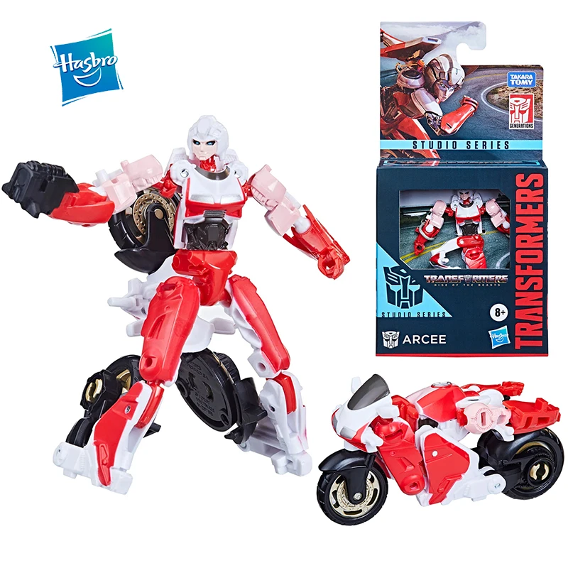 

In Stock Hasbro Original 8cm Action Figure Transformers Rise of the Beasts Studio Series Arcee Hobby Model Toy Gifts