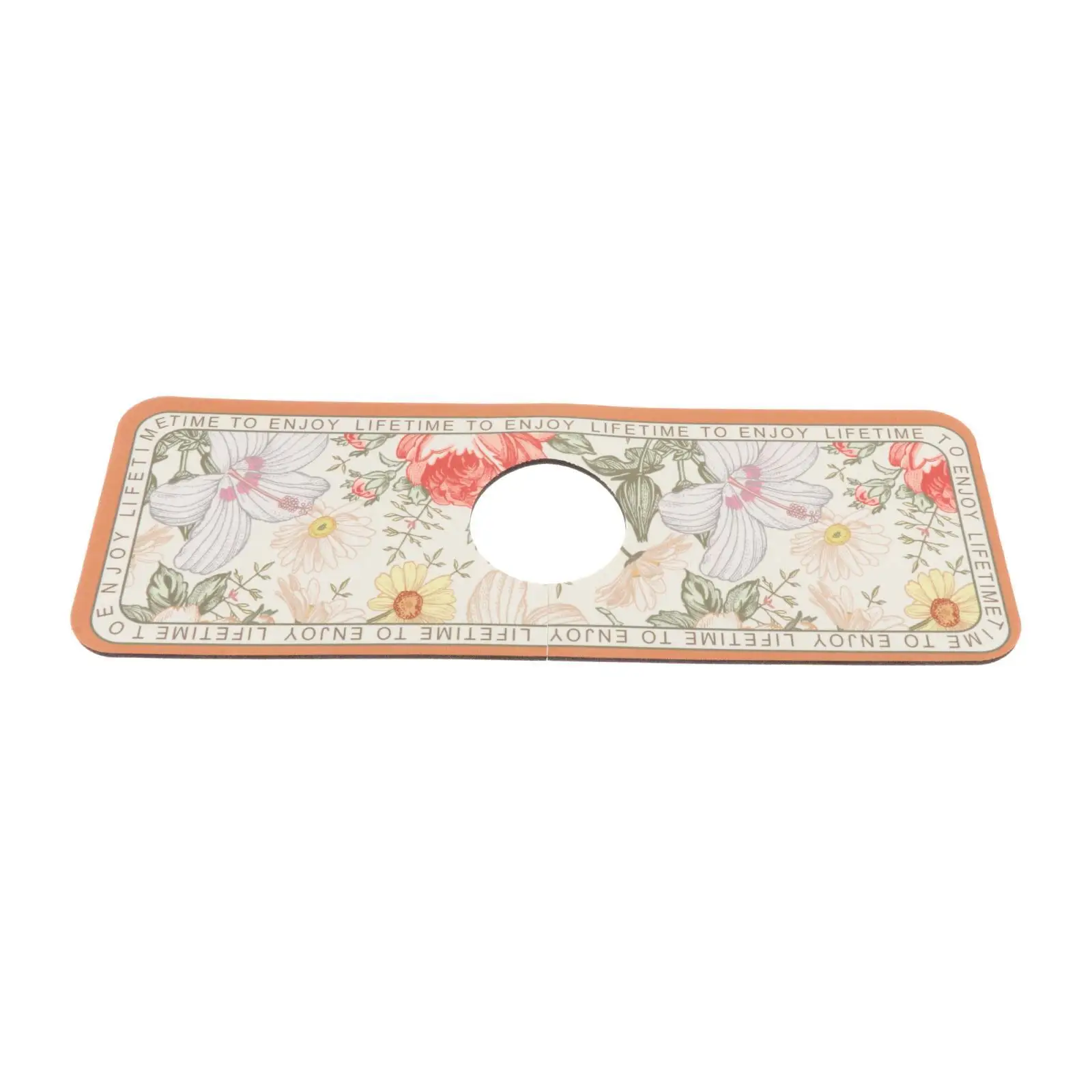 Sink Mat for Kitchen Faucet Sink Draining Pad behind Faucet 38x13.8cm Washable