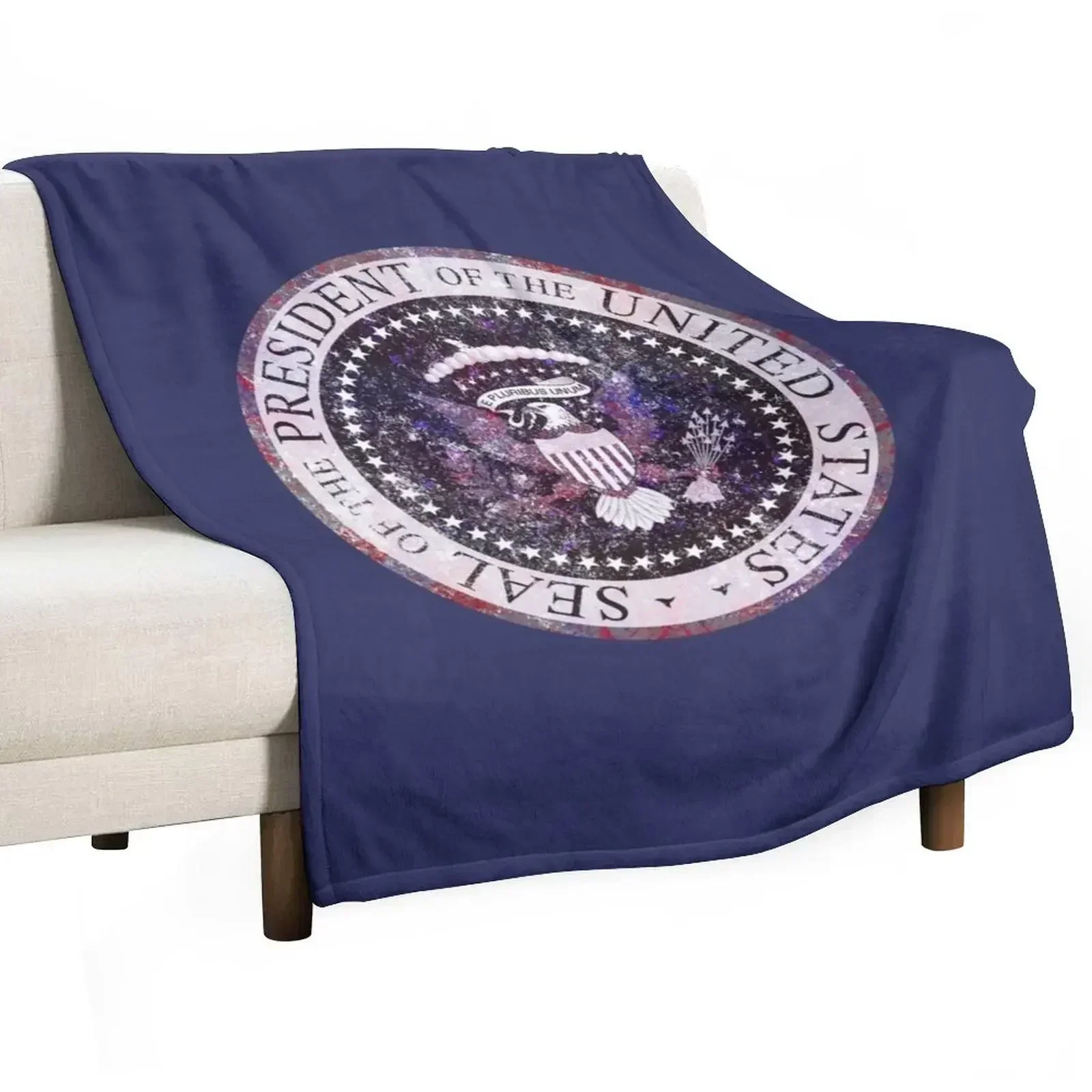 Presidential Seal Throw Blanket Decorative Soft Throw Blanket for Couch Sofa
