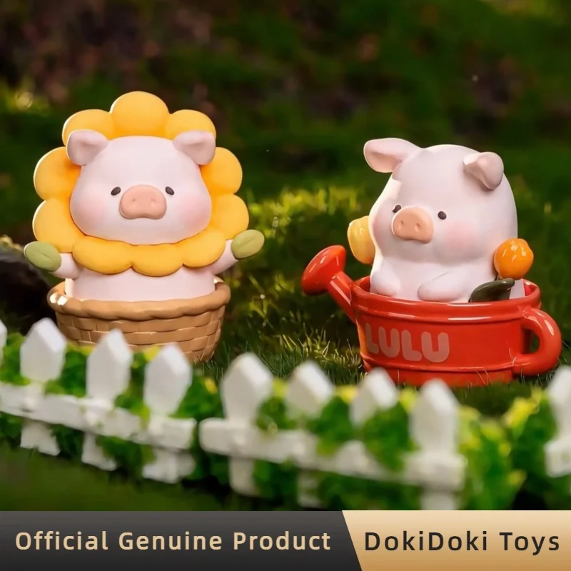 Genuine Lulu The Piggy Lulu Garden Series Mini Figures Blind Box Cute Lulu Doll Desktop Ornaments Toys Surprise Gift Bag Gift view 4
