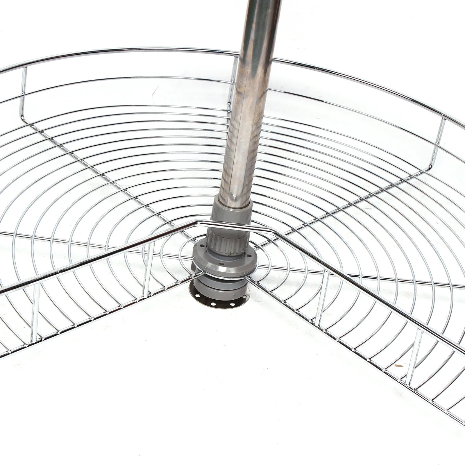 270 ° Drehbarer Eckschrankkorb mit Höhenverstellung, Tragfähigkeit 8kg, zur Organisation und Aufbewahrung von Küchenutensilien – Detail 8