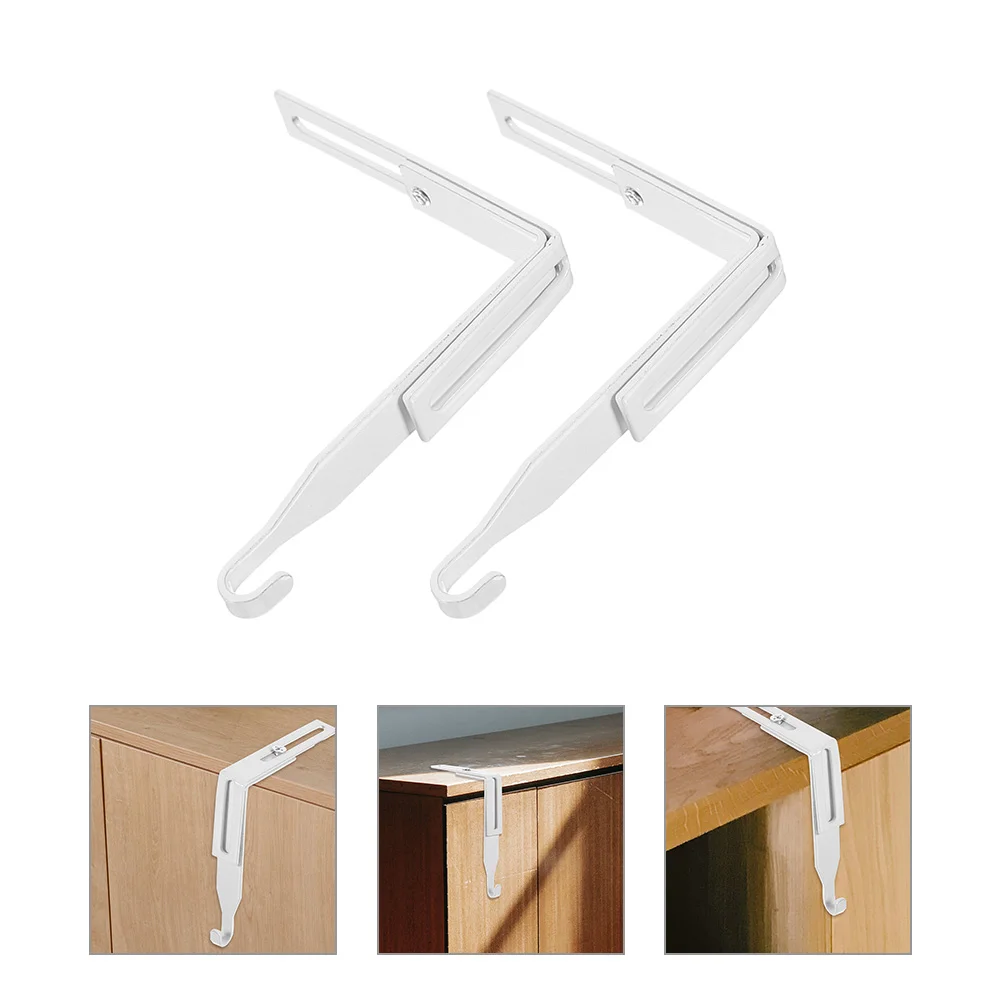 2 Pcs Cut off Household Metal Cabinet Hooks Hangers Heavy Duty 800X700X120CM Adjustable Partition For Back Door