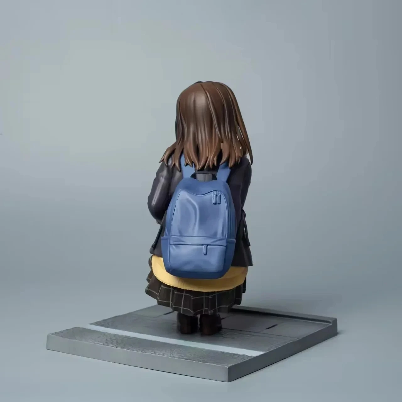 16CM Anime Ogiwara Sayu Figure Hige Wo Soru Soshite Joshikousei Wo Hirou modèle accroupi jouet cadeau Collection figurine d'action