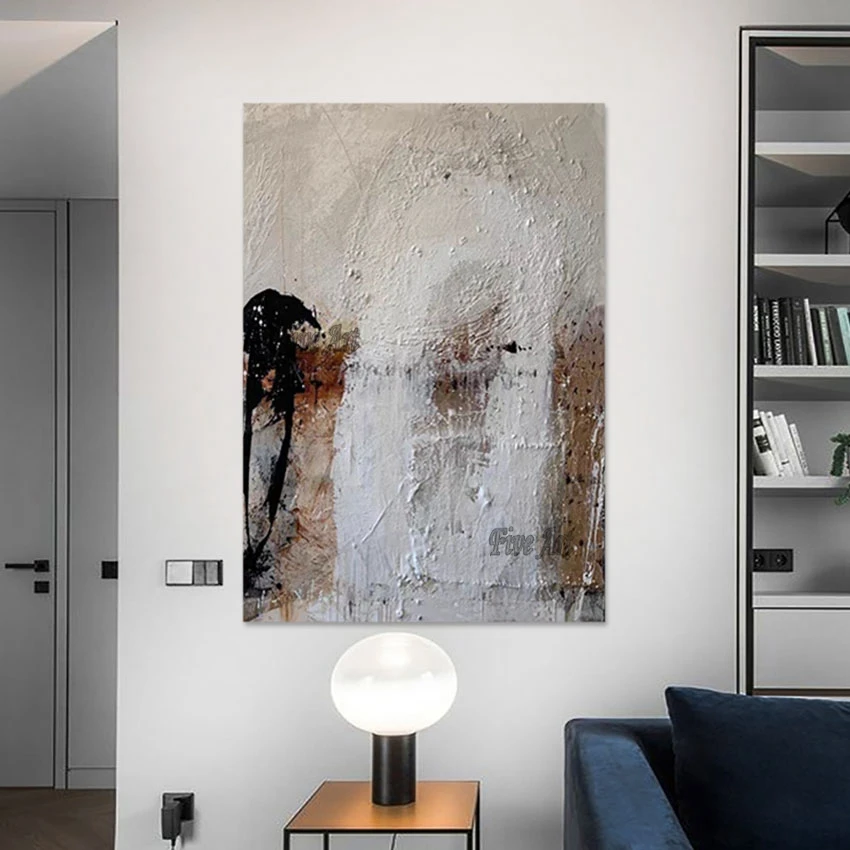 

Дизайн Дешевые произведения искусства Украшение стены детской комнаты Современное искусство Картина маслом без рамы Современный акриловый абстрактный холст Картина ручной работы