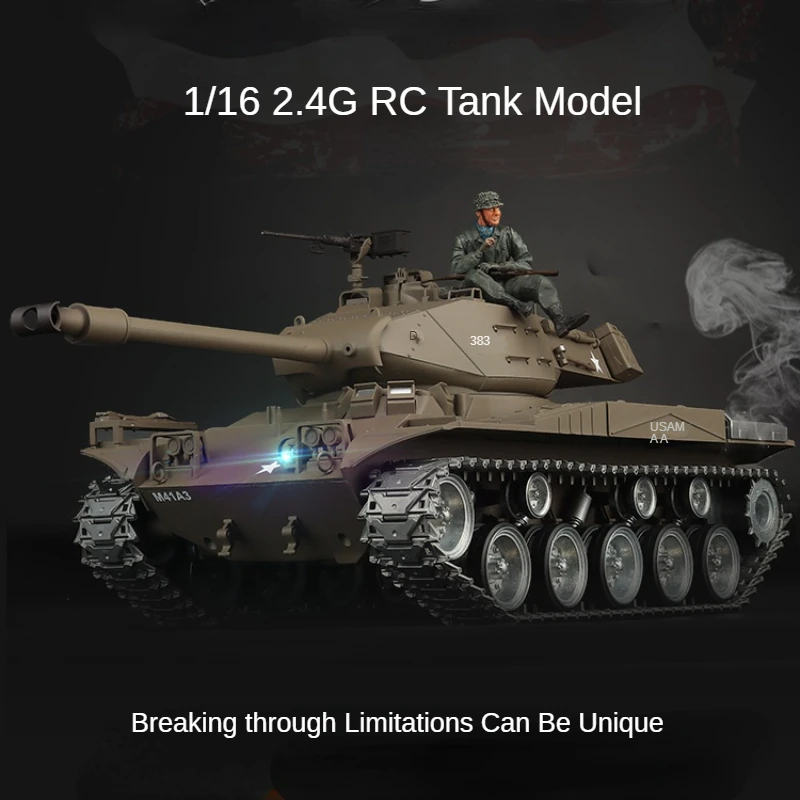 Rc Tank 2.4G 1/16 Simulation Tank Model RTR 7.0 Remote Control Professional Edition Metal Model Toys