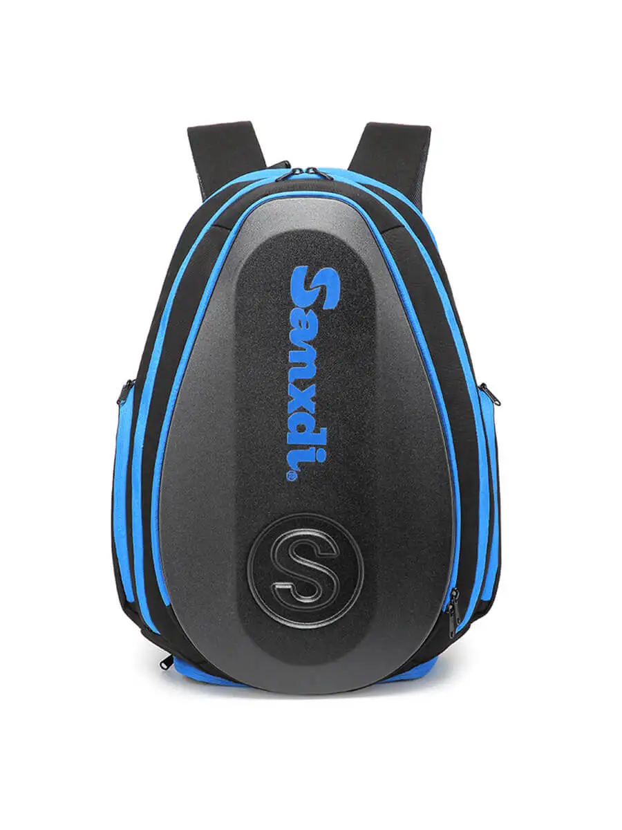 

Hard-Shell Tennis Racket Bag with Shoe Compartment, Badminton Backpack for Men and Women, Large-Capacity Sports Backpack