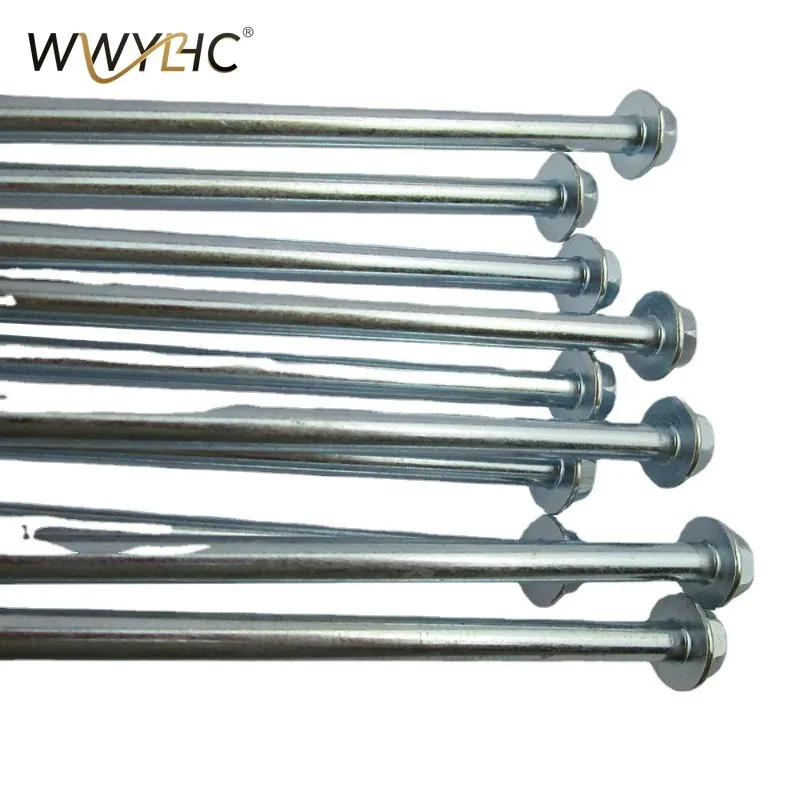 Suitable for Galvanized M6 * 180 Long Bolt Motor Screws, Engine Parts, Carbon Steel Fasteners Anti-rust