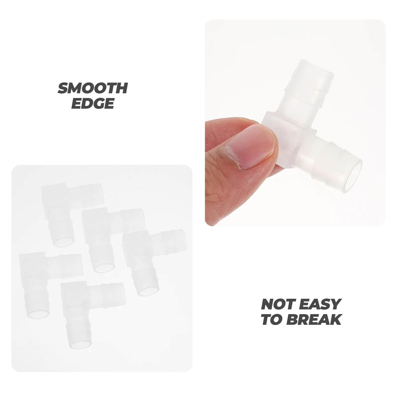 

10Pcs Premium Plastic 90 Degree Elbow Fittings Aquarium Tubing Connectors Fish Tank Pipe Coupling Parts