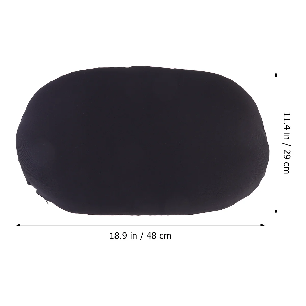 

Noon Break Pillow Black Particle Multifunctional Back Cushion Office Home Back Cushion Sleeping Pillow