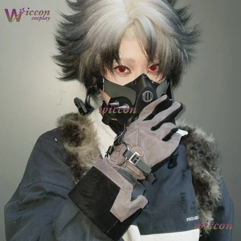 

Маска и перчатки для косплея OhYO GACHIAKUTA: Рио, Рейпер, Рудо, Шуребрек, Энджин, Занка, Ниджику. 3D-аксессуары из полимолочной кислоты. Реквизит для ролевых игр.