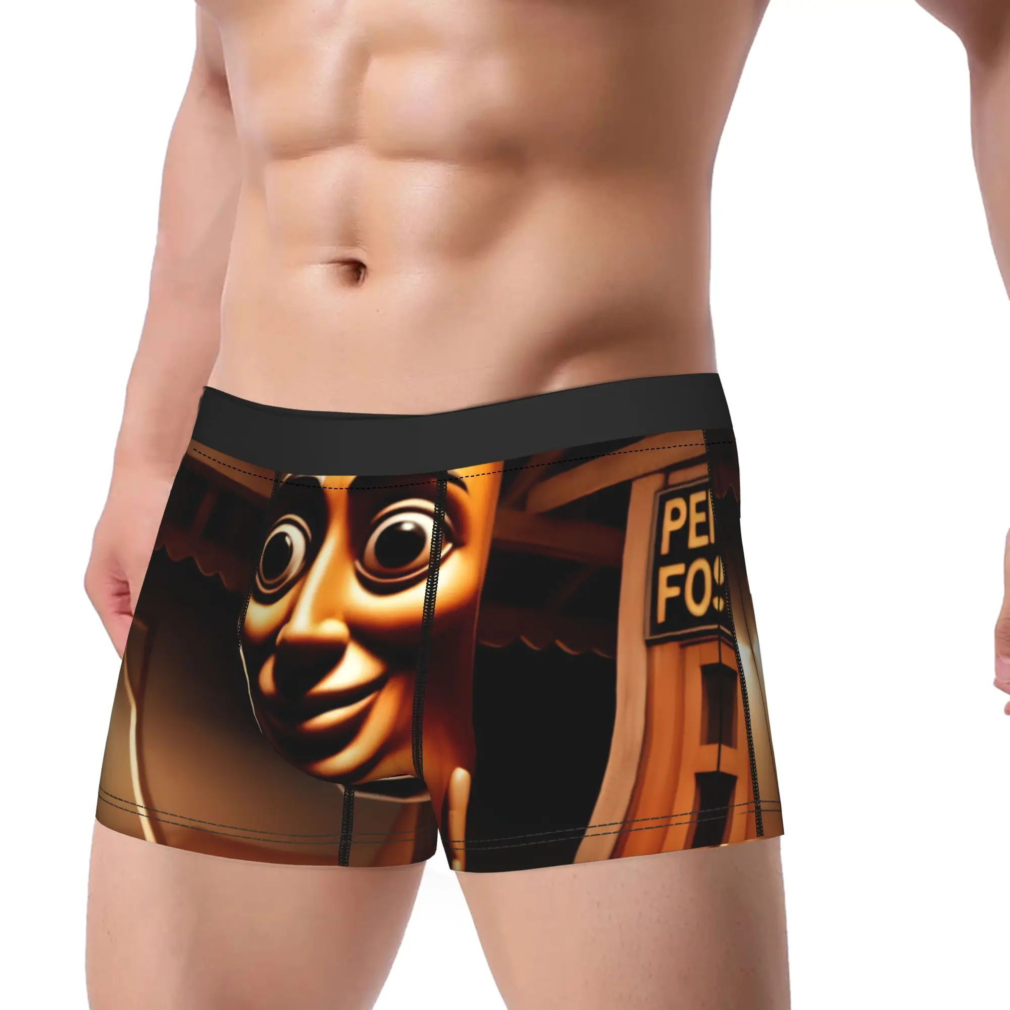 Tung-Tung-Tung-Sahur  Underwear  Men Panties Custom DIY Sexy Soft Trunk Trenky Boxer Brief Big Size