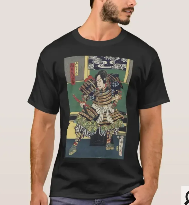 

Ronin Knight Japanese Ukiyo-e Samurai Warrior T-Shirt 100% Cotton O-Neck Summer Short Sleeve Casual Mens T-shirt Size S-3XL