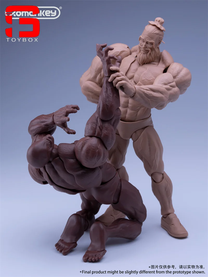Romankey UMS003 1/12 Big Guy Super Flexibele Joint Body 18 cm Sterke Spier Mannelijke Soldaat Action Figure Body Poppen voor collectie