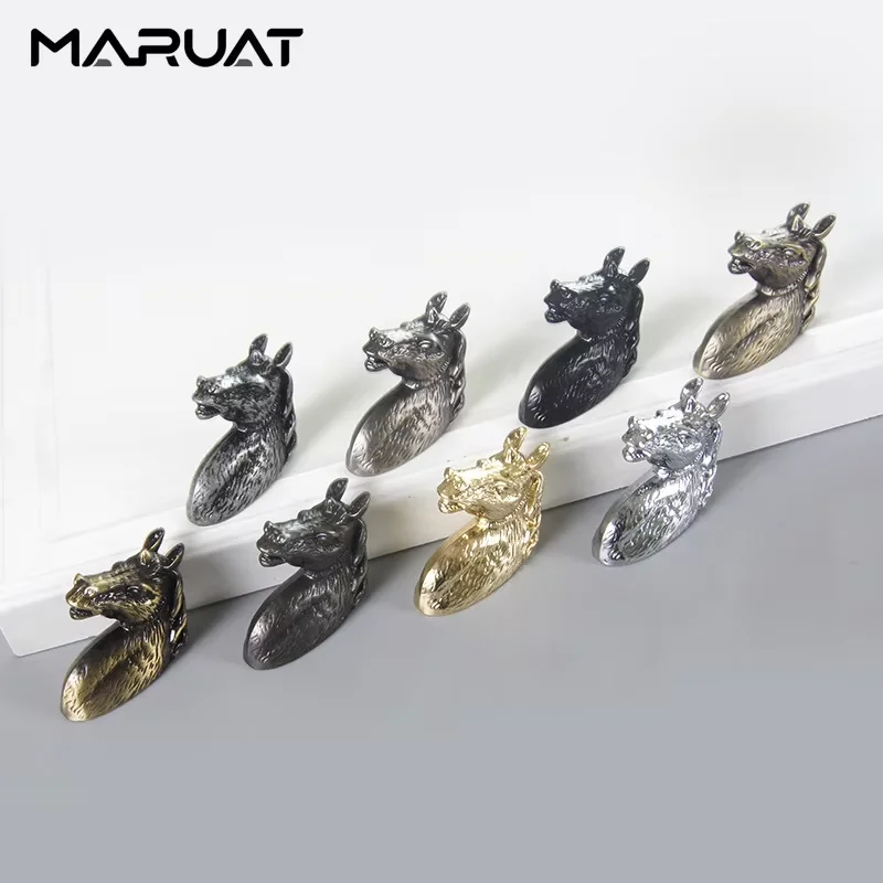 Animal Zinc Alloy Furniture Handles Kitchen Cabinets Storage Rooms Drawers Bedrooms Wardrobes Bookcases Dressing Table Handles