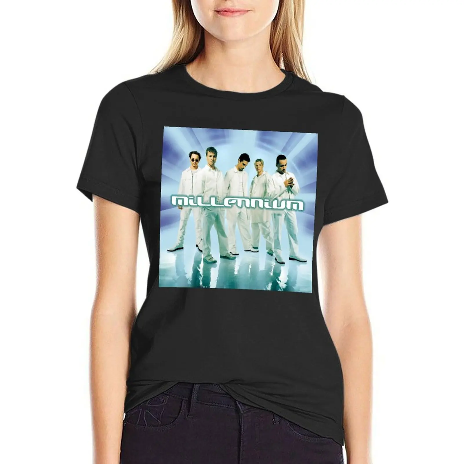

Millennium T-Shirt Female clothing graphics plain summer tops Woman T-shirts
