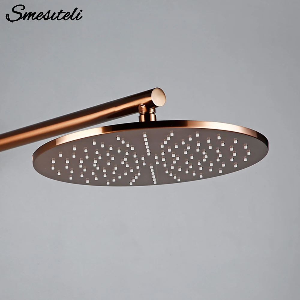 Only Shower Head Brass Bathroom Accessories Matt Black Polished Rose Gold Brushed Chrome Round Home Improvement Replacement Part