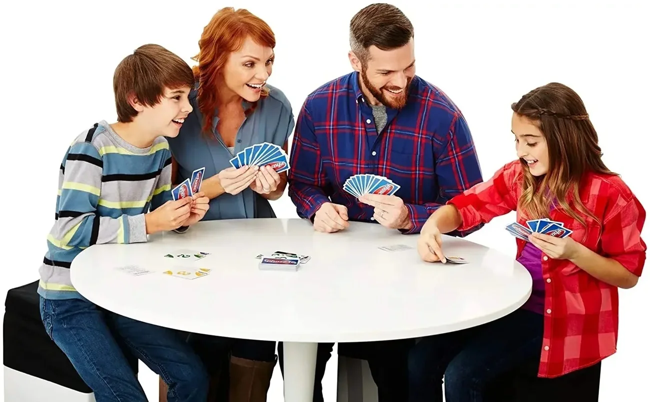 UNO Phase 10 Kartenspiel, divertido juguete multijugador de alta diversión, diseños de juegos de mesa de pago, tarjeta de fiesta familiar