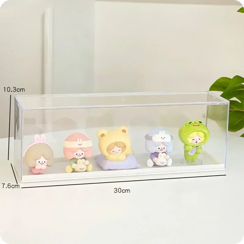 Blind Box Showcase Acrylic Japanese Anime Figures Garage Kit Storage Box DIY Removable Dustproof Figures Display Case