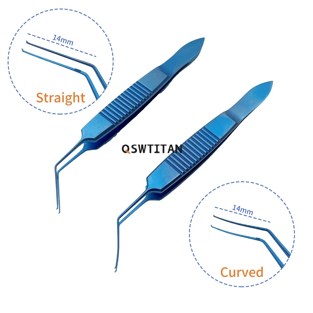 ملقط Capsulorhexis ملقط Utrata 1.8 مللي متر أداة جراحية للعيون Inamura