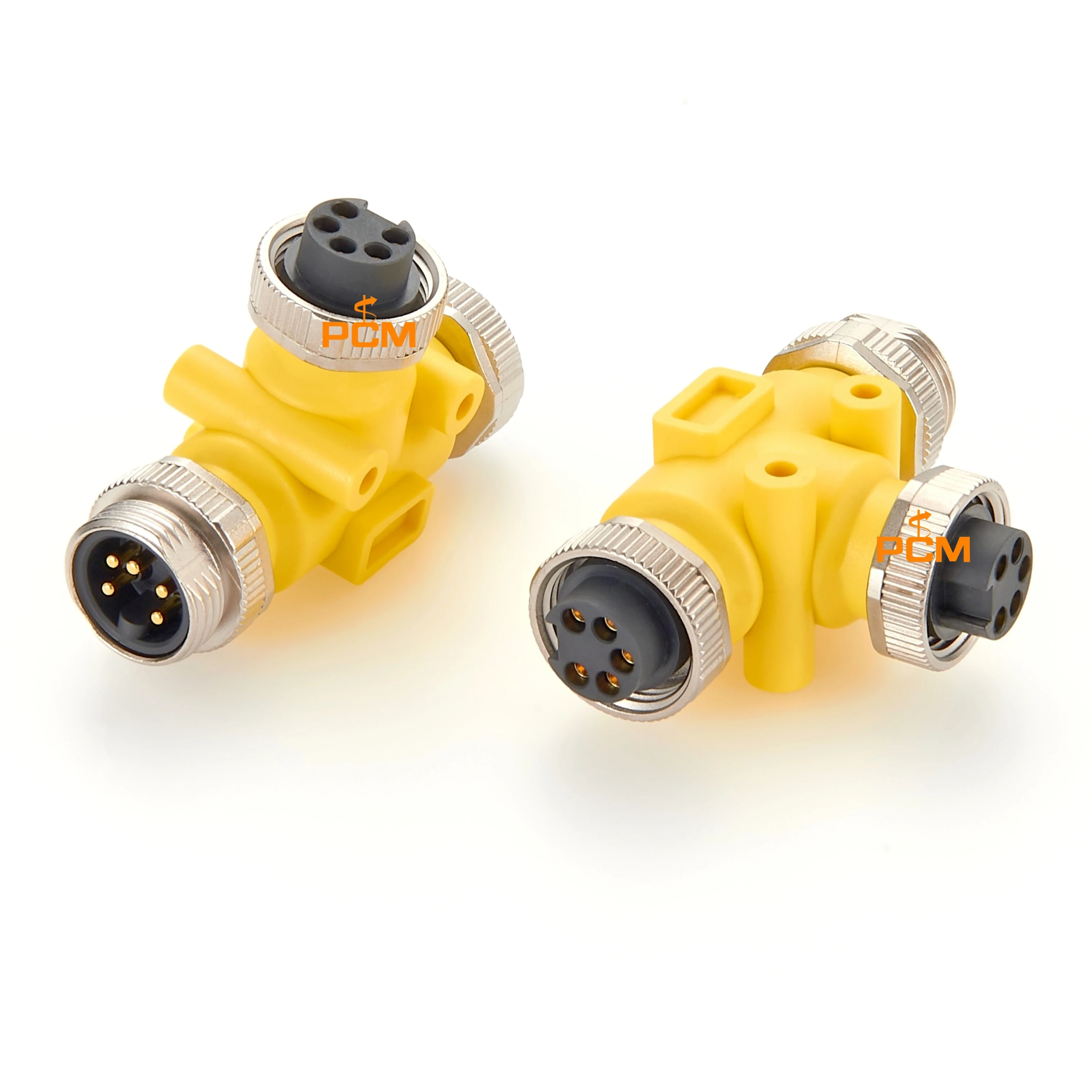 T-Splitter Y-Konverter 5-Pin-Stecker 7/8" Mini-Wechseladapter NMEA 2000 DeviceNet Sensor-Aktuator-Bus-System Trunk-Drop-Kabel – Detail 4