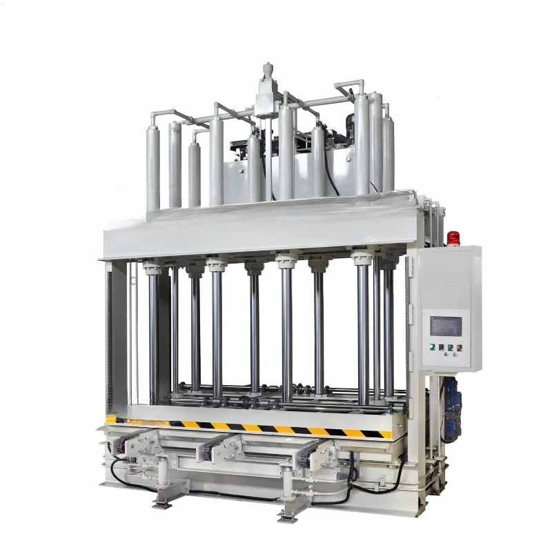 80T Multi-Layer Wooden Door Cold Press Woodworking Machinery Vario Press MY904x9/8 Easy to Operate 1 Year Warranty