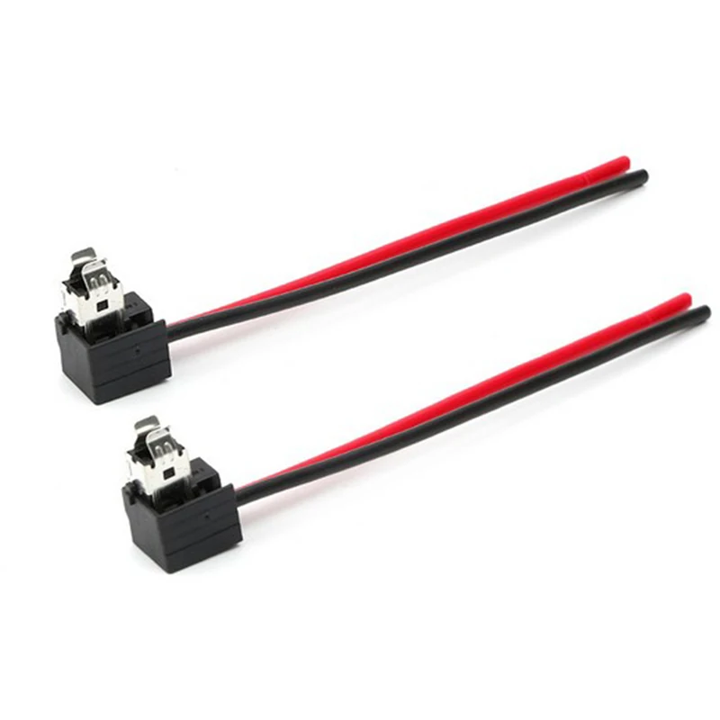 New 2Pcs Headlight Lamp Bulb Socket Wiring Harness Connector Plug Line for H1 Bulb