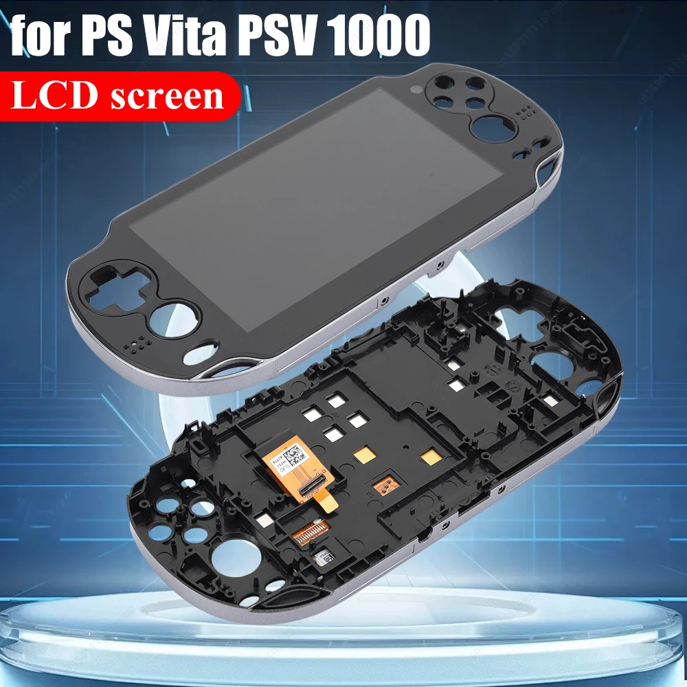 

ЖК-дисплей, сенсорная панель с рамкой, ЖК-экран, панель дисплея, оригинальная замена для Playstation PS Vita PSV 1000