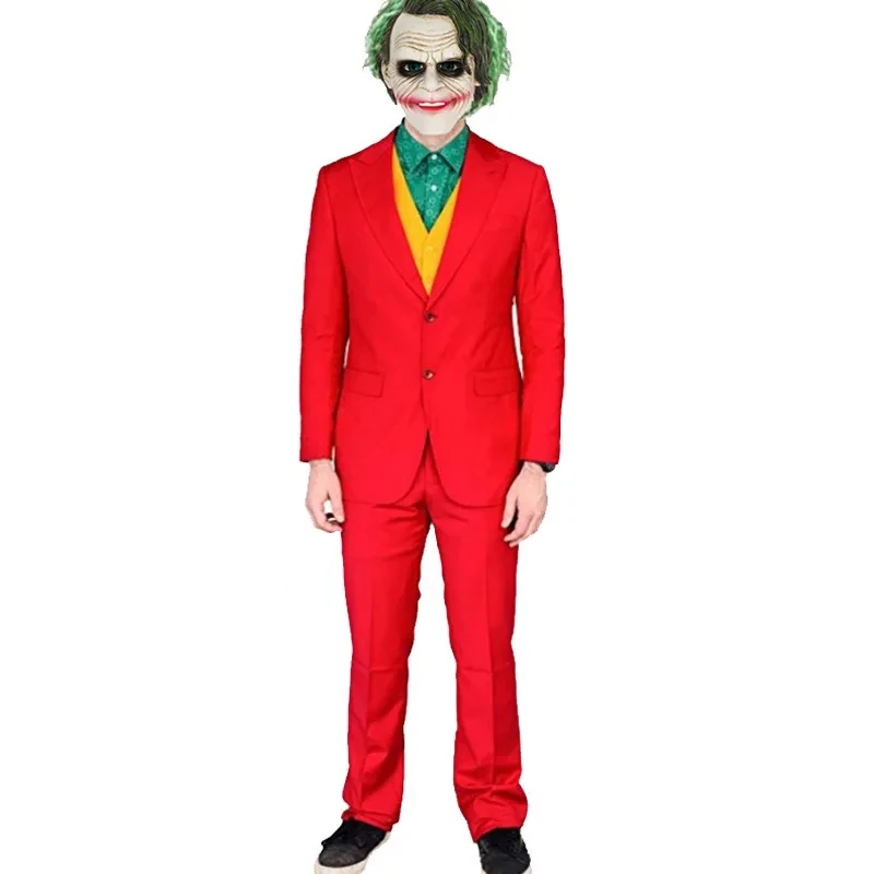 Phoenix Joker Cosplay Costume for Men and Women, Anime Jequin Cos Film Joke Character, Halloween Uniform with Wigs and Hairs