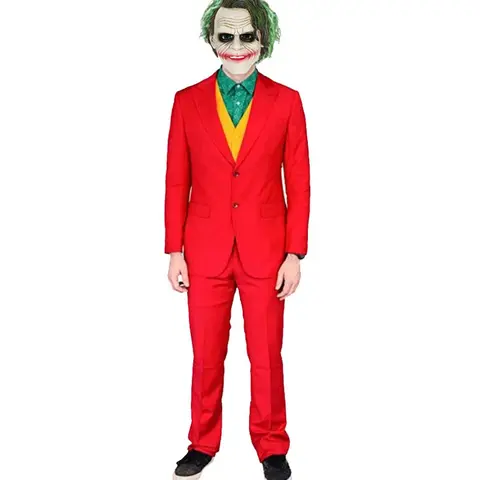 Phoenix Joker Cosplay Costume for Men and Women, Anime Jequin Cos Film Joke Character, Halloween Uniform with Wigs and Hairs
