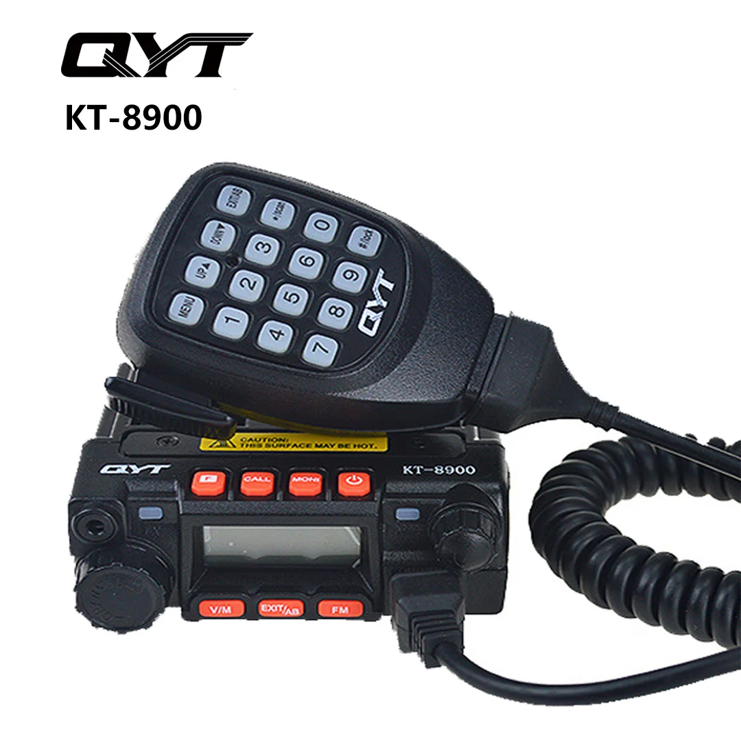 QYT KT-8900 Mini 25-Watt Dual Band Mobile Transceiver, VHF 136-174/UHF 400-490Mhz Car Radio