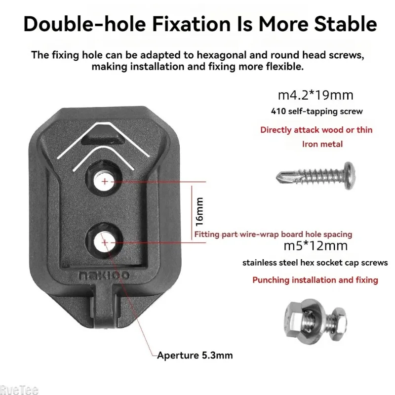 For NAKIOO Quick-hang Wall Female Buckle with Expansion Hook Screw Accessories for Tajima Hook Hardware Tool Parts