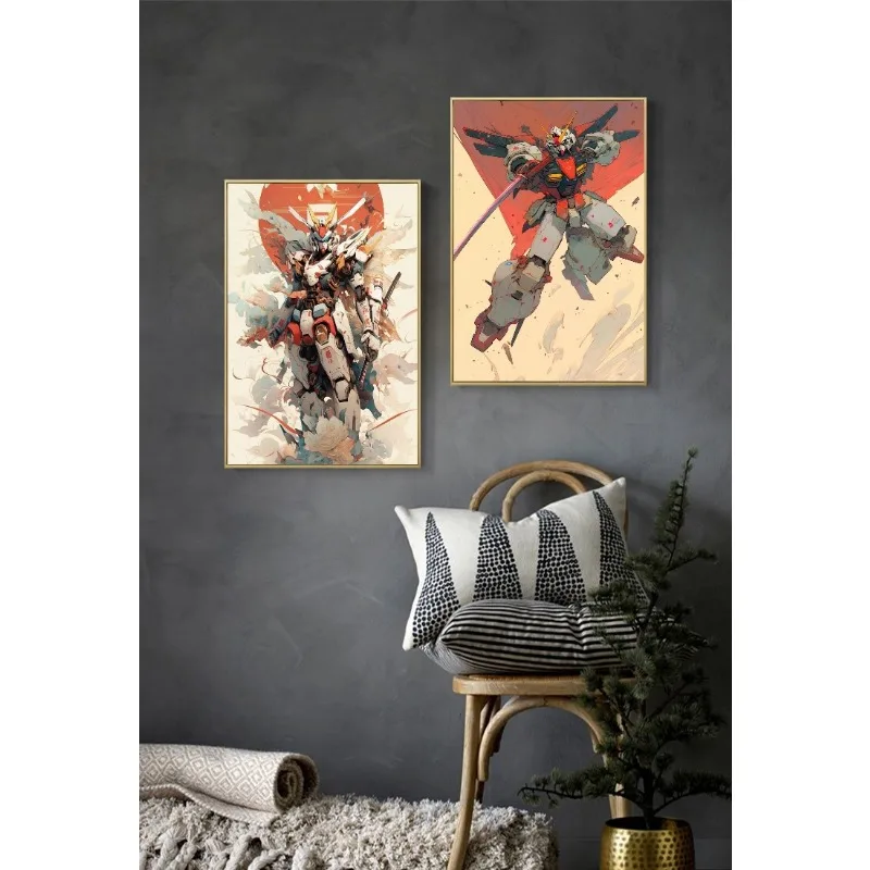 G-Gundam Mecha ALEX Poster Decoration Pictures Room Wall Decor Paintings on the Wall Decorative Painting for Bedroom Canvas Home