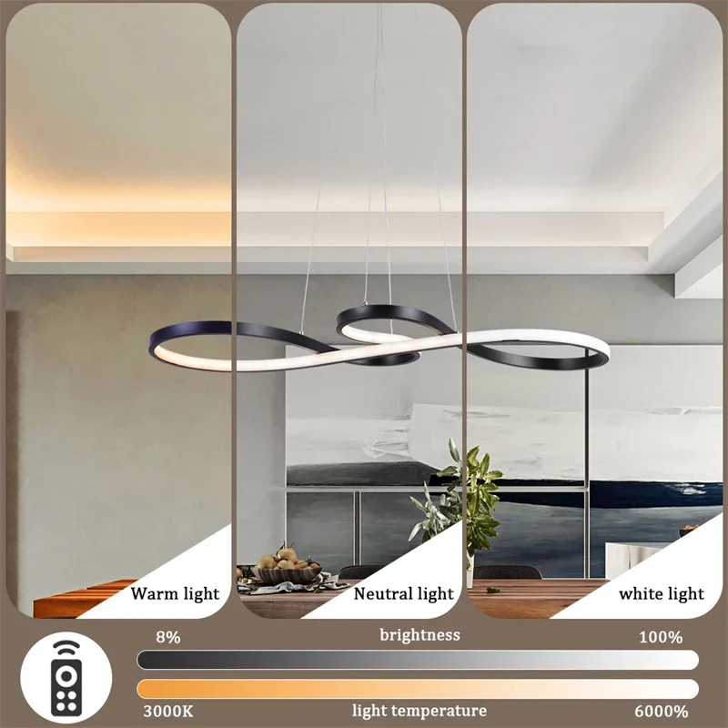 Huisdecoratie Meubilair Minimalistische Hanglampen Moderne Led Woonkamer Hanglampen Voor Eettafel Keuken Garderobe Kantoor