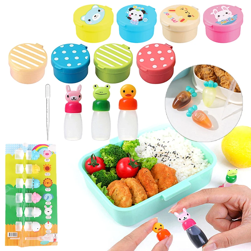 1-7pcs Mini Seasoning Sauce Bo - Salad Container Jar review and price