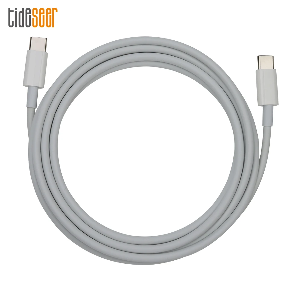 

300pcs USB Type C to USB-C Cable 60W 3A PD Fast Charging Charger Cord Wire 2m For Macbook Samsung S20 Xiaomi Type-C Cables