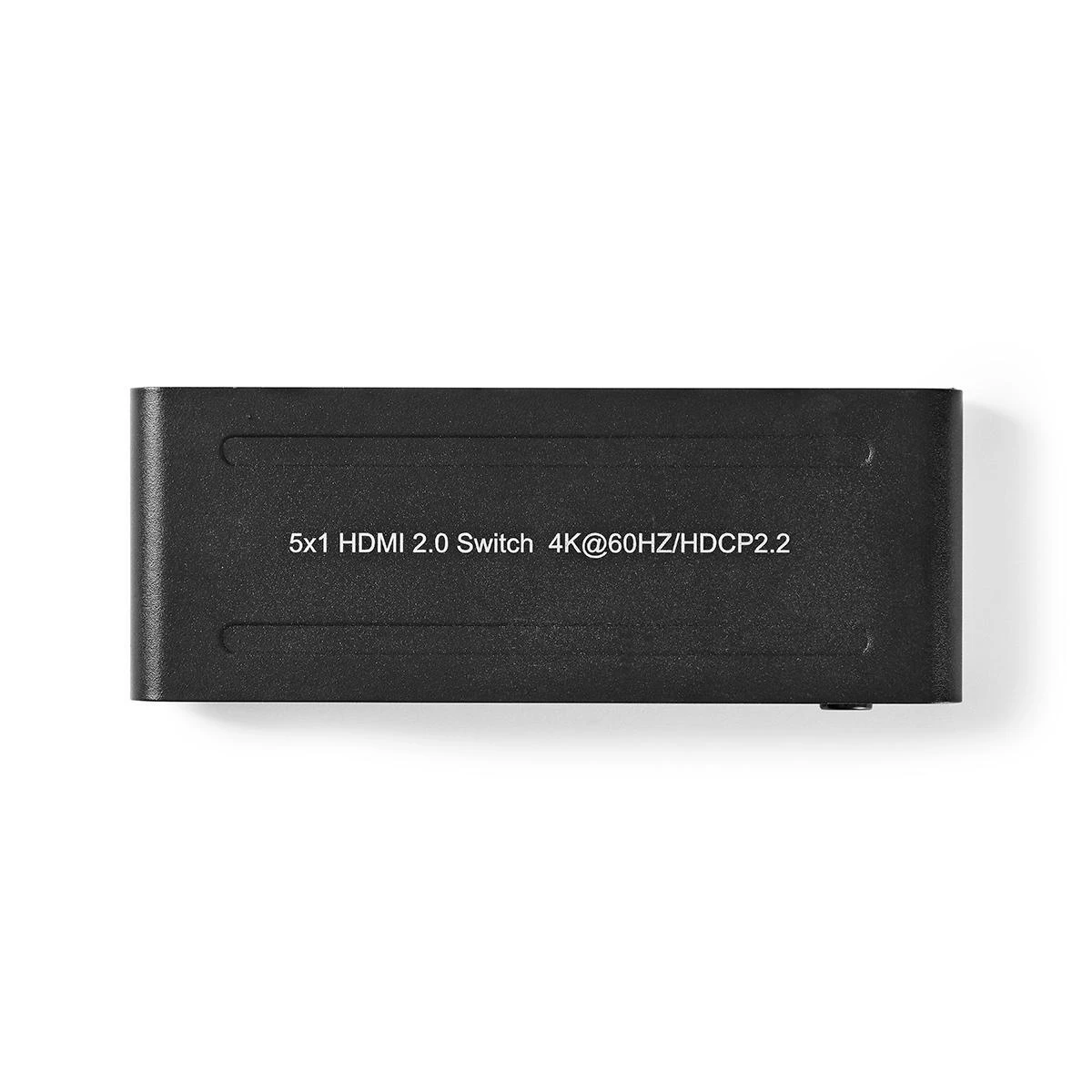 HDMI-Switch, HDMI-Switcher 5 in 1 Out mit IR-Funkfernbedienung, 4K60Hz HDMI-Switch-Switcher, unterstützt 3D-Allformat, HDCP, HDMI2.0