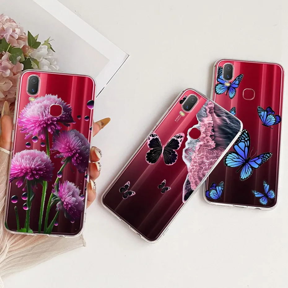 حافظة شفافة من البولي يوريثان الحراري لهاتف Vivo Y11 Y12i 1906_20 2025 أحدث طراز حافظات هاتف لهاتف Vivo 1906 Y11 (2019) مصدات الغطاء الخلفي #4