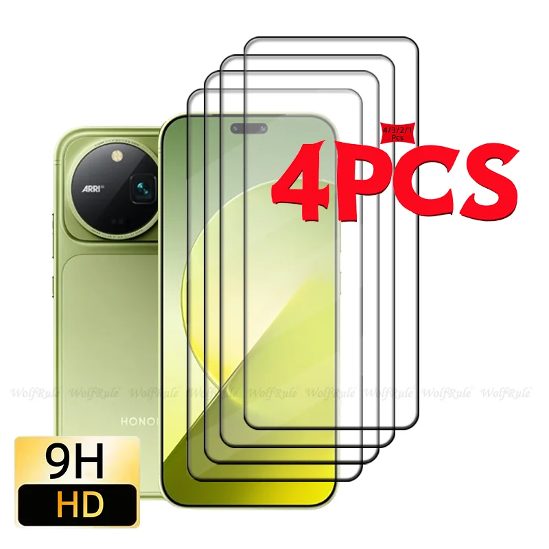 1/2/3/4 قطع، واقي شاشة زجاجي لهاتف Honor Magic 9 Pro Max، زجاج مقوى 9H، يغطي الشاشة بالكامل، لهاتف Honor Magic 9 Pro Max.