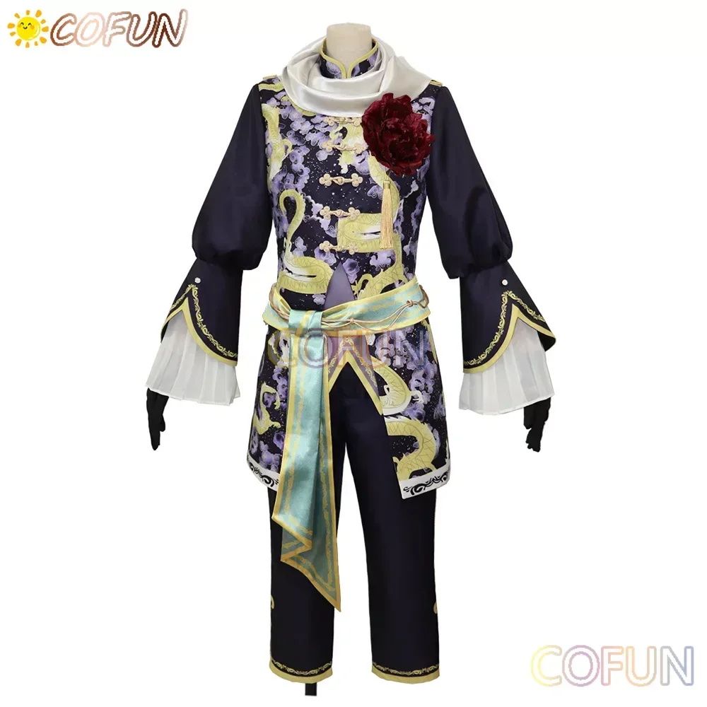 COFUN [Customized]Game IDOLiSH7 Zool Natsume Minami Cosplay Costume Halloween Outfits Women Men Black White Duel Costume