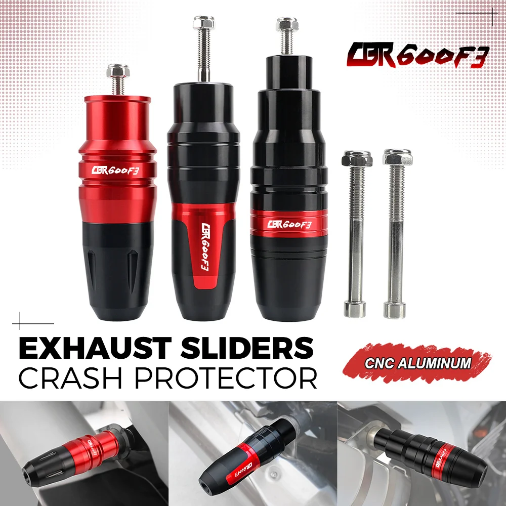 Exhaust Frame Sliders Crash Pads Falling Protector FOR Honda CBR600 F3 1991-2007 2008 2009 2010 2011-2021 CBR 600 F3 Accessories