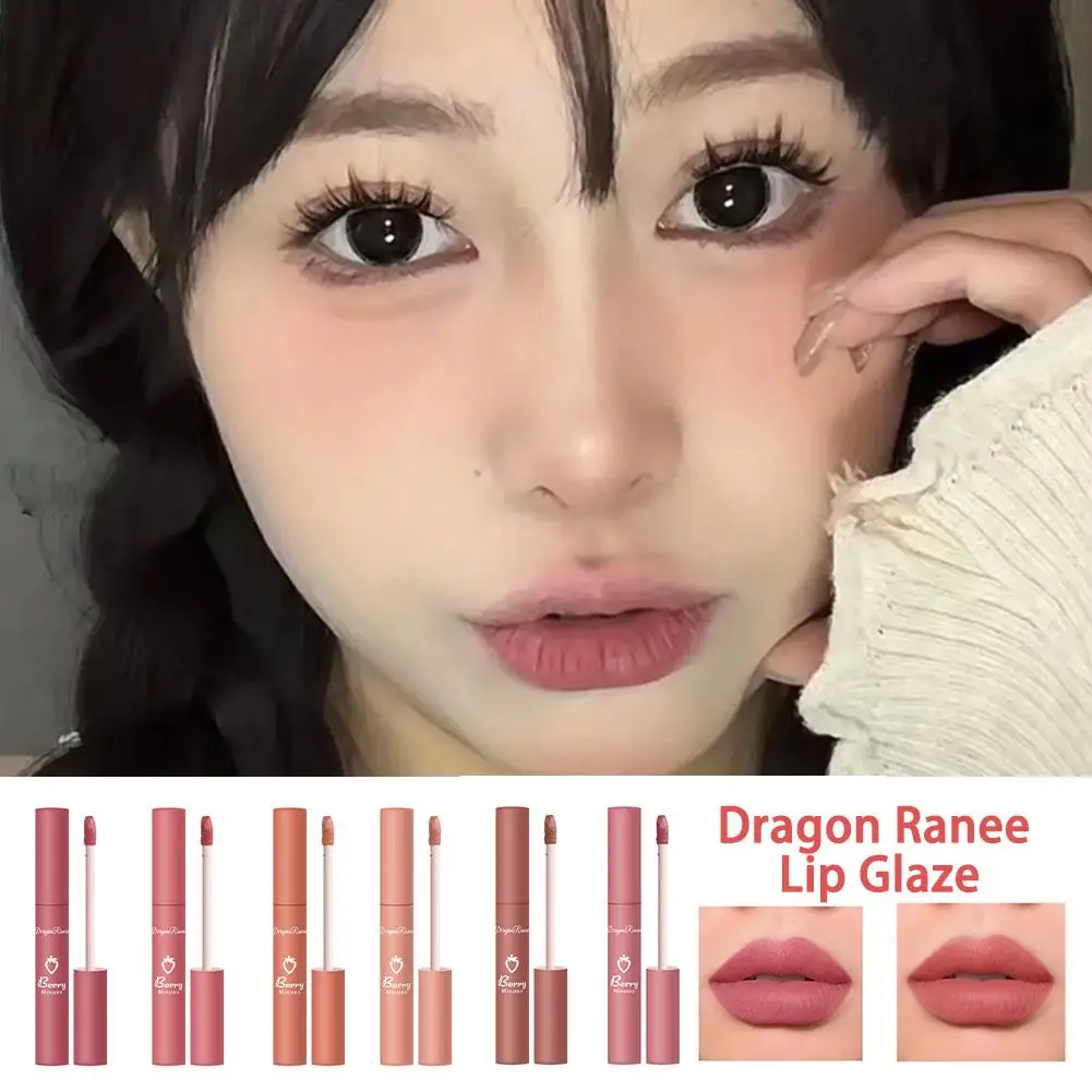 Impermeável Non-Fading Matte Batom, Velvet Cosméticos, Lip Gloss, Maquiagem, Non Stick Cup, 12 cores, X1p7