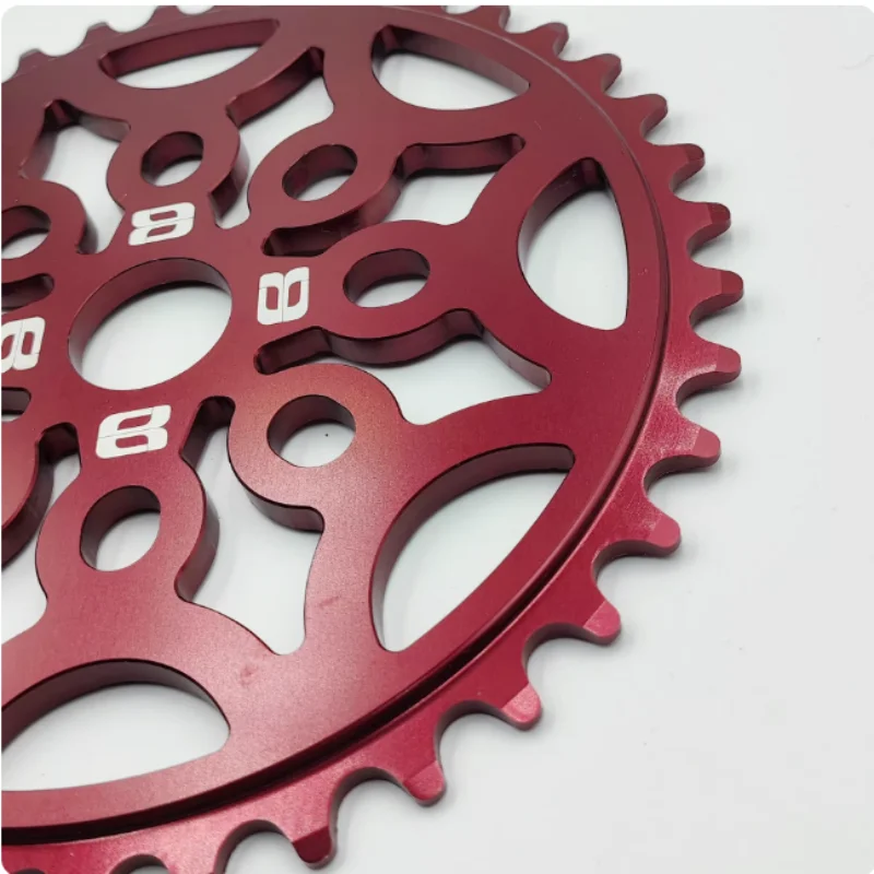 BMX retro tooth plate limit bicycle tooth plate aluminum alloy 39T racing action street car disc
