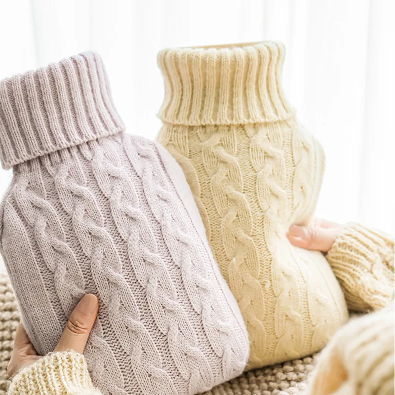 Hot Water Bottle Filled with Water and Thickened Explosion-proof for Female Students To Apply on Belly Quilt and Hand Warmer