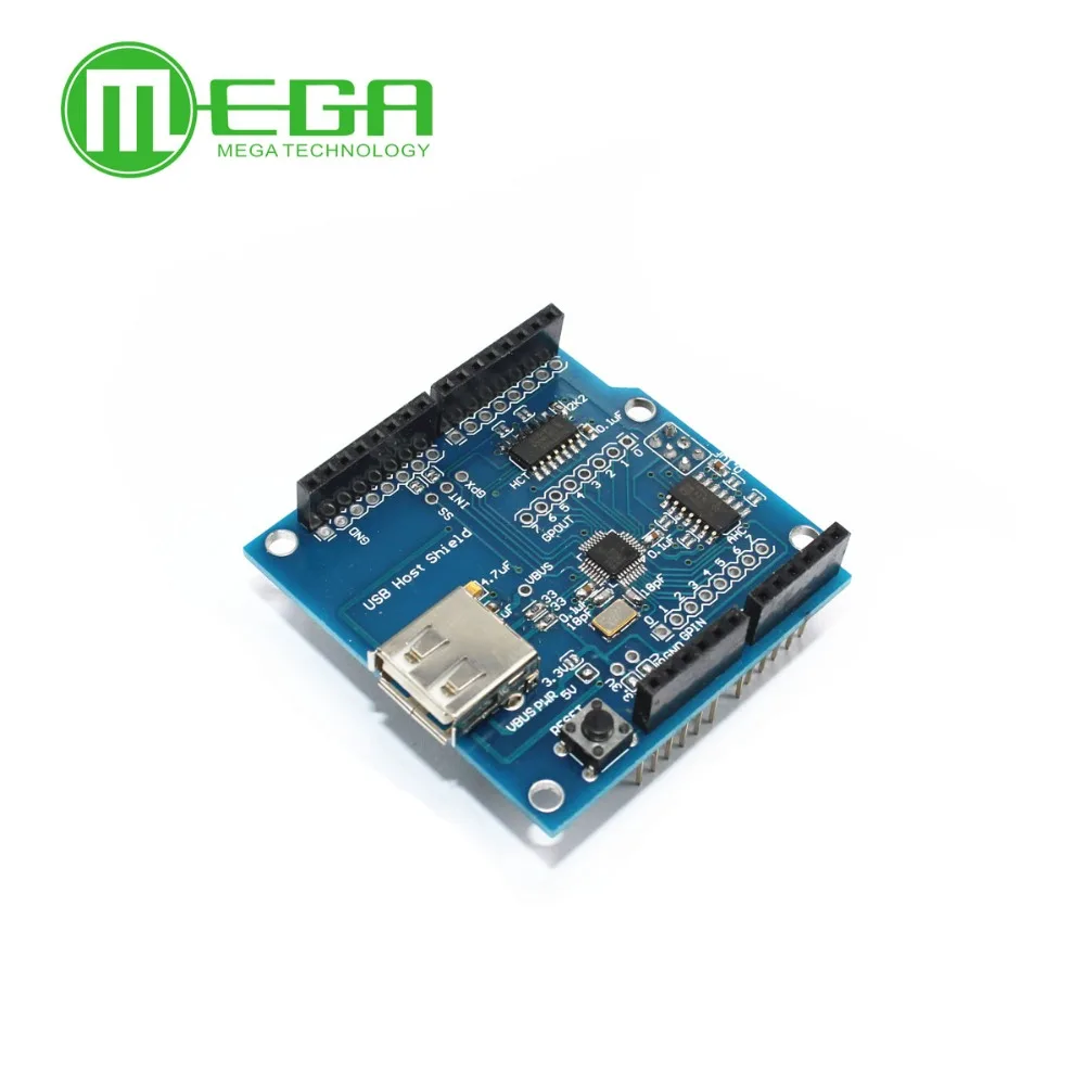 USB Host Shield 2.0 for Arduino UNO MEGA ADK Compatible for Android ADK DIY Electronic Module Board