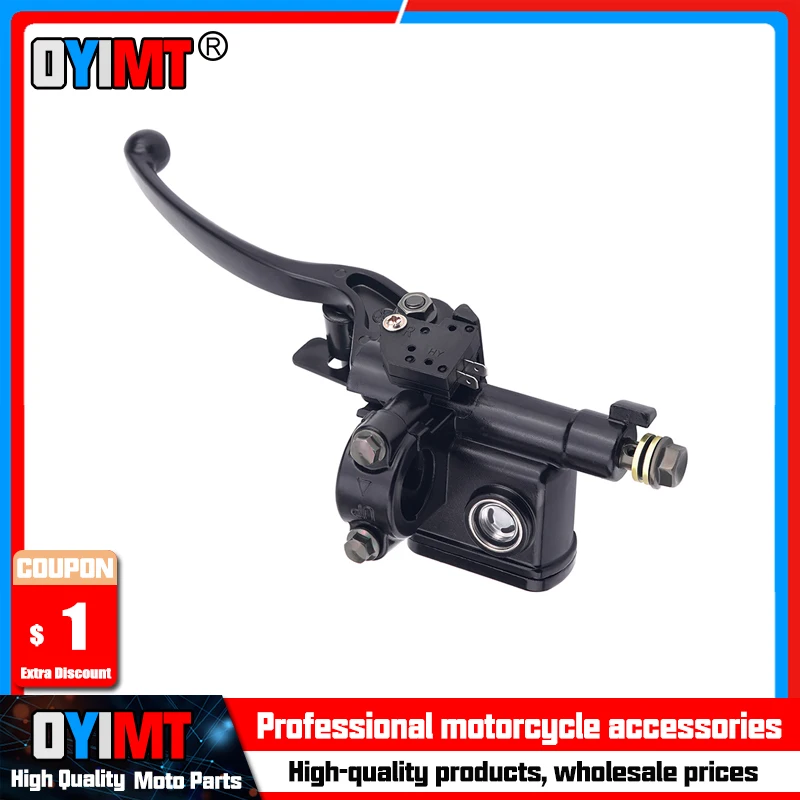 Clutch Handle Brake Lever Master Cylinder for 50cc 110cc 125cc 150cc 200cc 250cc Scooter Moped Chinese ATV Dirt Pit Bike Quad