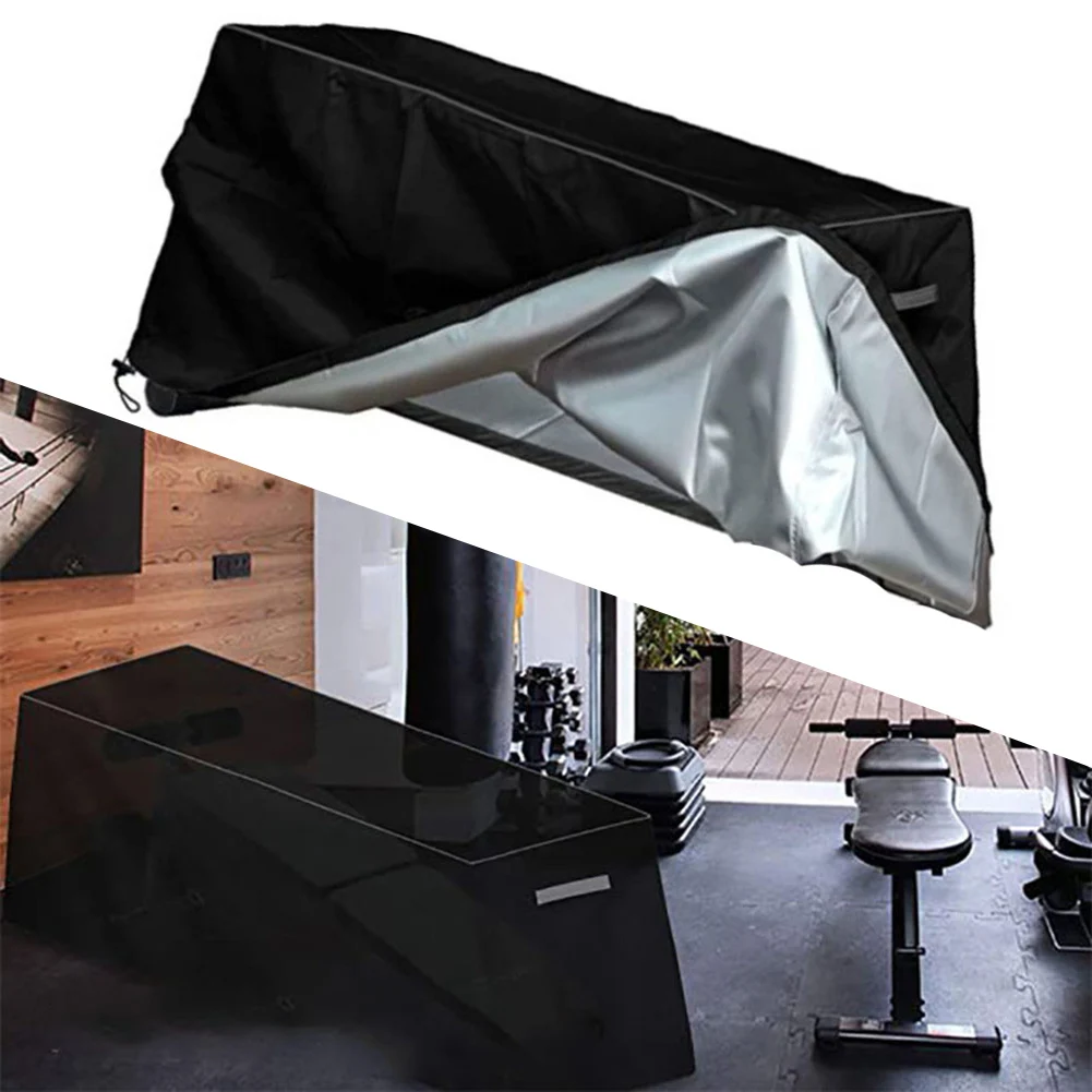 Sit-up Board Cover Weight Bench Cover Equipment Protection Windproof Design 420D Oxford Fabric Adjustable Drawcord Hem For Gym