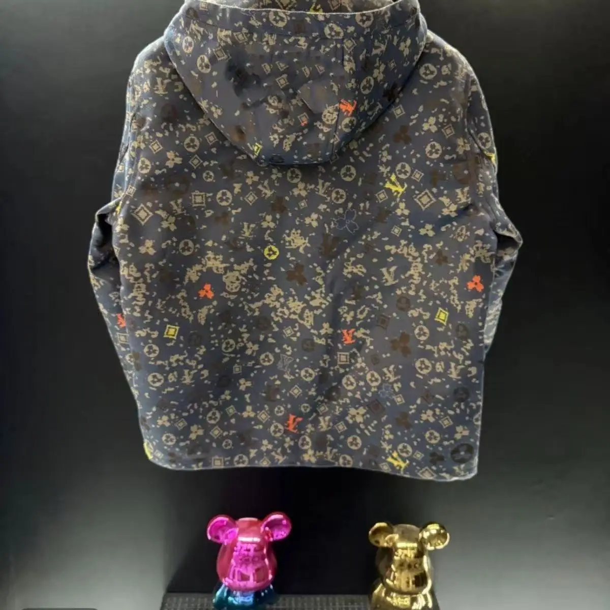 

Light luxury casual fashion hooded men's trendy jacket 2025 new popular woven autumn models